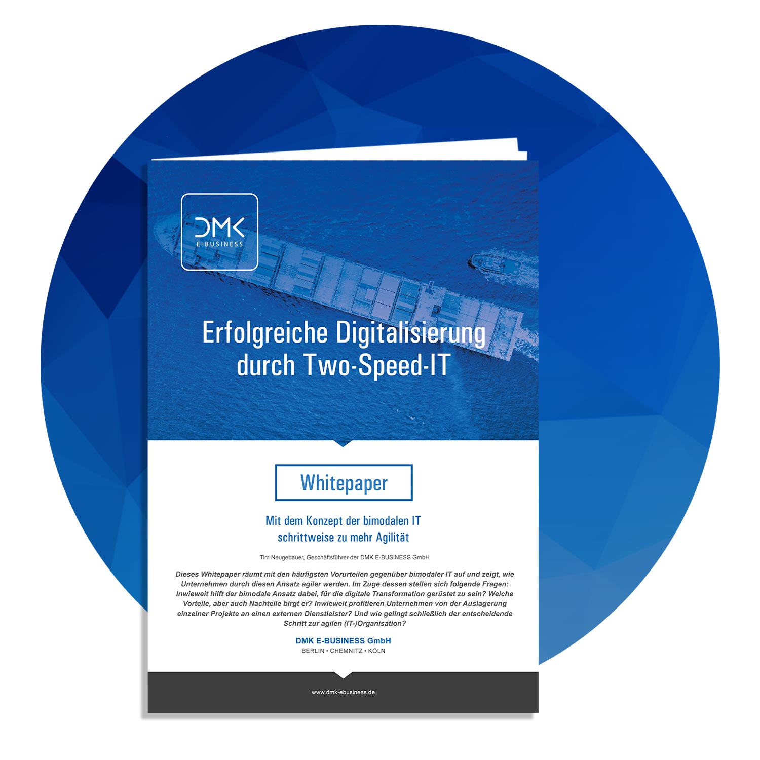 Heft mit dem Titel Erfolgreiche Digitalisierung durch Two-Speed-IT
