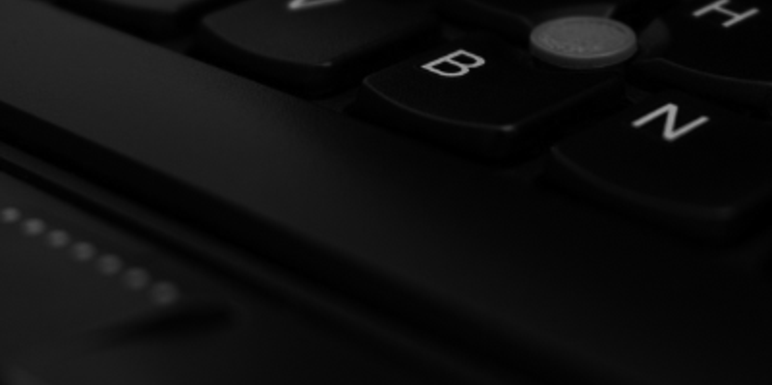 Bild von einer Laptop-Tastatur