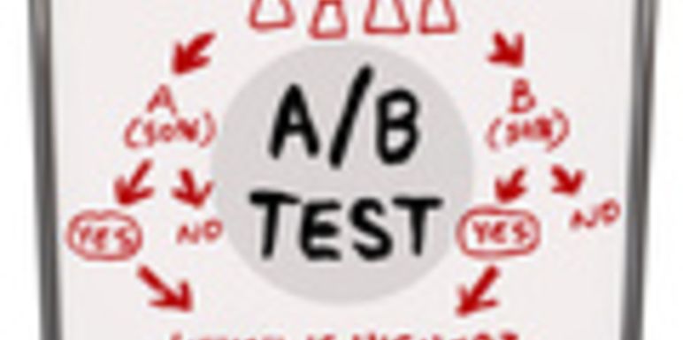 A/B Test Bild.