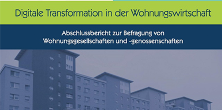 Flyer: Abschlussbericht zur Befragung von Wohnungsgesellschaften und -genossenschaften